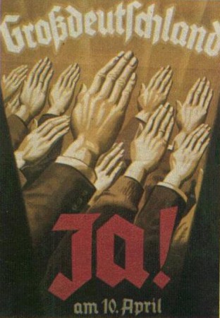 "Gran Alemania: SÍ el 10 de Abril (1938)"